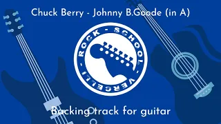 Johnny B.Goode - Chuck Berry (Backing track in A)