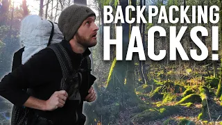 Backpacking HACKS That I use on EVERY trip! + BONUS TIPS!
