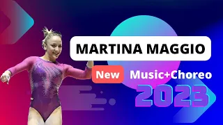 🇮🇹 Martina Maggio new music+choreography 2023 artistics gymnastics 🤸‍♀️