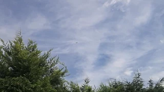 C130 Hercules fly over