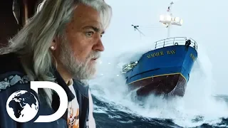 Summer Bay Crew Get Battered By A Huge Storm On The Bering Sea | Deadliest Catch