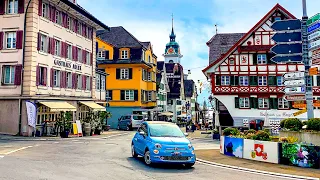 Küssnacht is a Swiss town at the foot of iconic Mt Rigi 🇨🇭 4K Walking Tour