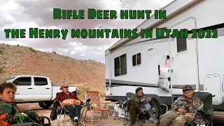 Exploring the Henry mountians for the rilfe deer hunt 2022