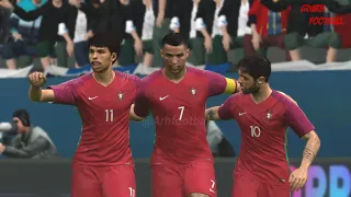 SLOVAKIA vs PORTUGAL 0-1 Cristiano Ronaldo UEFA EURO 2024 Qualifiers Highlights | Gameplay