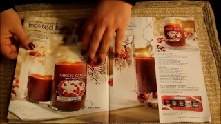 ASMR Page Turning ~ Yankee Candle Magazine ~ Soft Spoken