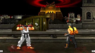 RYU VS SCORPION ARINO GAMES VERSION!