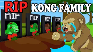POOR BABY GODZILLA vs KONG LIFE #14 : So Sad But Happy Ending Animation | Godzilla Animation Cartoon