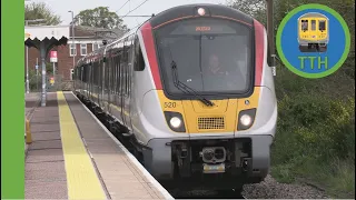 Class 720 departs Southminster