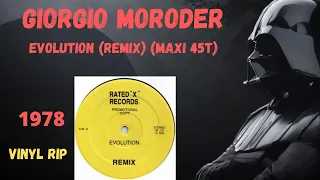 Giorgio Moroder - Evolution (Remix) (1978) (Maxi 45T)