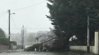 At least two dead as Storm Ophelia batters Ireland