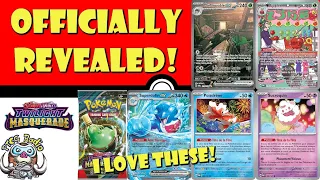 Stunning New Cards Revealed from Twilight Masquerade! AWESOME Palafin & Dipplin! (Pokémon TCG News)