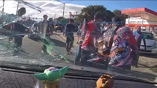 VIDEO: Group of bikers violently attack man in North Fort Myers road rage incident