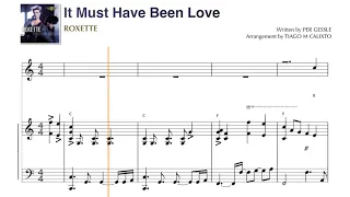 It Must Have Been Love - Roxette / Piano + Leading Vocal / Music sheet