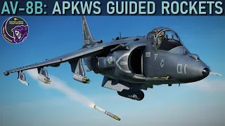 AV-8B Harrier: APKWS Laser Guided Rockets Tutorial | DCS WORLD