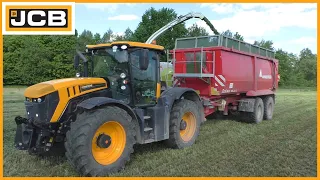 Senáže Vojtěšky 2021 | Řezačka: Claas Jaguar 840 | Traktory: 2x Case, 2x JCB, 1x Fendt