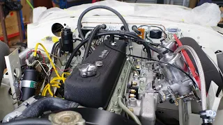 Austin Healey 3000 Rally Engine Startup