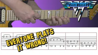 Van Halen - Hot For Teacher Intro Guitar Solo Lesson, with Tabs!