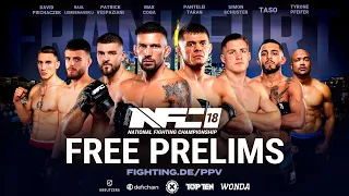 FREE: NFC 18 PRELIMS | 30.03. | 18 Uhr - FIGHTING