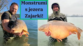 Ludi zimski ribolov na jezeru Zajarki! Da li su ''pale'' ribe preko 30kg?