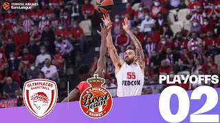 Red Hot Monaco ties the series! | Playoffs Game 2, Highlights | Turkish Airlines EuroLeague