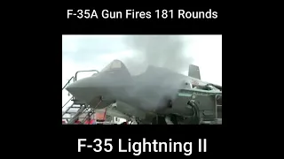 US Testing the Latest F-35's Ultra Fast Gatling Gun #short