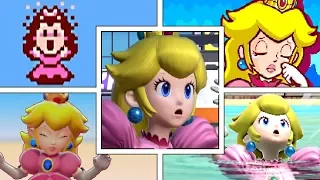 EVOLUTION OF PRINCESS PEACH DEATHS & GAME OVER SCREENS (1988-2019) NES, SNES, GBA, Switch & More!