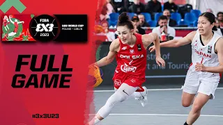 Japan 🇯🇵 vs Poland 🇵🇱 | Women Quarter-Finals | Full Game | FIBA 3x3 U23 World Cup 2023