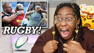 AMERICAN REACTS TO RUGBY PLAYERS LOSING CONTROL! 🤯🏉 (PUNCHES!) | Favour