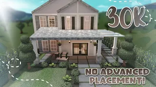 30K! BLOXBURG; AESTHETIC HOUSE BUILD (2-STORY), NO ADVANCED PLACEMENT!!