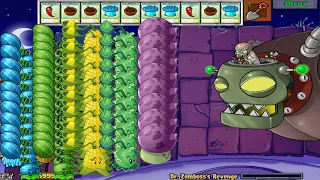 Plants Vs Zombies Hack | Winter Melon Cabbage-Pult Kernel Pult And Fume-Shroom Vs Zombie Dr.Zomboos