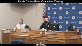 Peoria County Rules Committee Meeting - Nov 12 2020