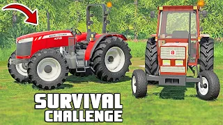 I MADE SO MUCH MONEY I BOUGHT A NEW TRACTOR! - Survival Challenge | Episode 13