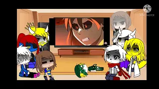 undertale reacts to  glitchtale