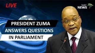 President Zuma answers questions in Parliament: 02 November 2017