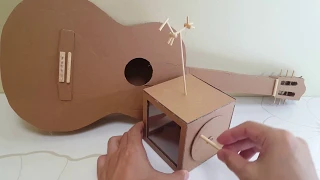 How To Make Simple Automata Toy Box From Cardboard /박스로 오토마타 만들기