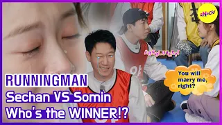 [HOT CLIPS] [RUNNINGMAN] Somin's tears...😢💧 (ENG SUB)