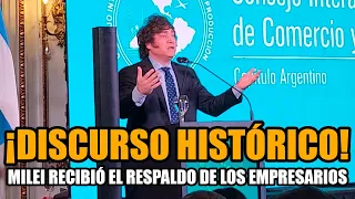 HISTÓRICO DISCURSO DE MILEI FRENTE A LOS EMPRESARIOS MÁS IMPORTANTES DEL PAÍS | BREAK POINT