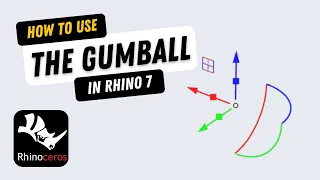 Rhino 7 Tutorial: How to effectively use the Gumball