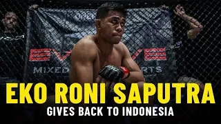 Eko Roni Saputra Gives Back To Indonesia