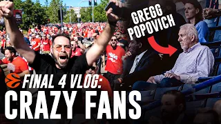 Coach Pop Soaks in the Atmosphere From Olympiacos Fans | Inside the EuroLeague Final Four