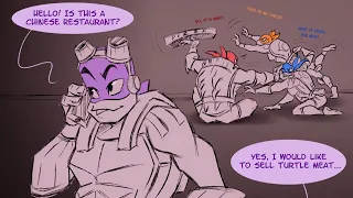 Selling Turtle Meat||(ROTTMNT Comic Dub)