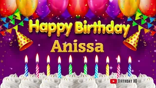 Anissa Happy birthday To You - Happy Birthday song name Anissa 🎁