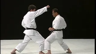 Hideo Yamamoto sensei and Imamura Tomio sensei. Gohon-kumite