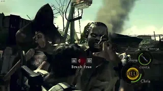 Gyaku Ryona Resident Evil 5 Chris Strangled by Executioner