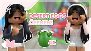 4 Desert 🏜️ Eier öffnen in Adopt me! / Roblox / DeNi Sistars (Deutsch)