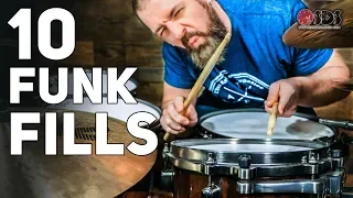 10 EASY Beginner Funk Drum Fills | Stephen Taylor Drum Lesson