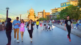 Bankside to Tower Bridge on Sunny Bank Holiday ☀️ London Walk | 4K | May 2021