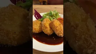 Today's food is potato croquettes lunch set mealooks very | Japan Food Lover #shorts