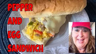 HOW TO MAKE ITALIAN PEPPER & EGG SANDWICH WITH WICKED PENNY