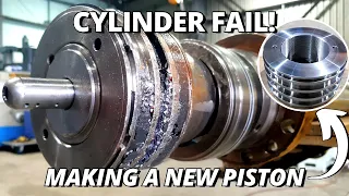 Repair FAILED Hydraulic Cylinder | Part 2 | Making a New Piston